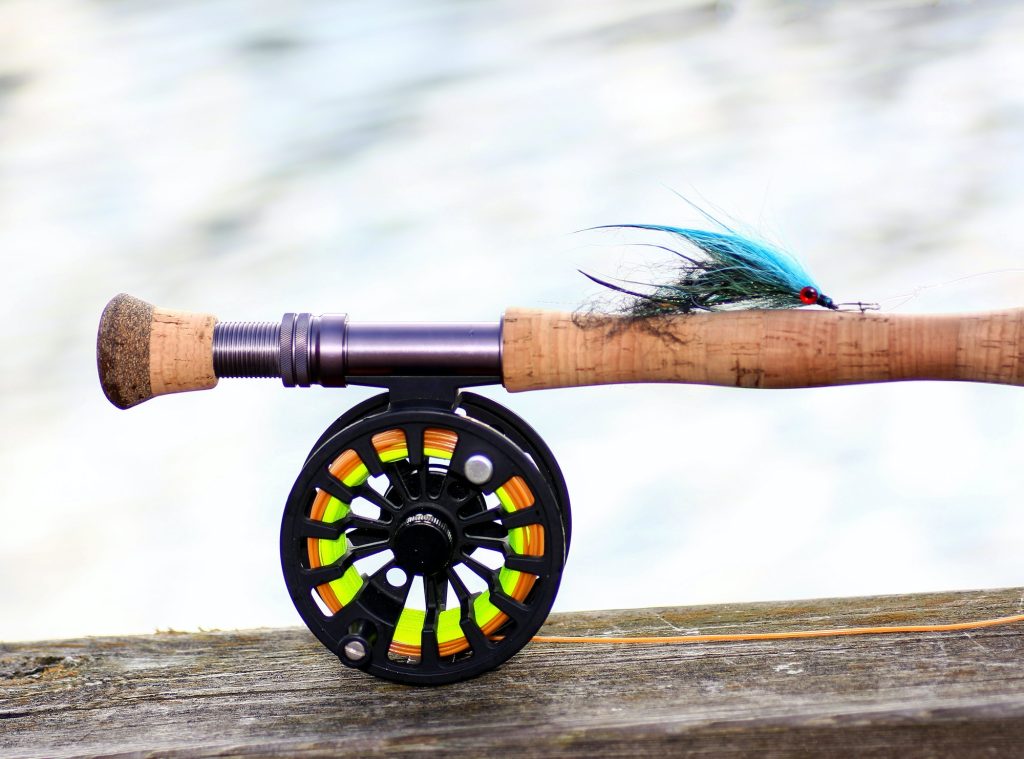 Saltwater fishing fly rod and reel